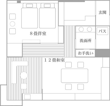 特別室 御風の間 間取り