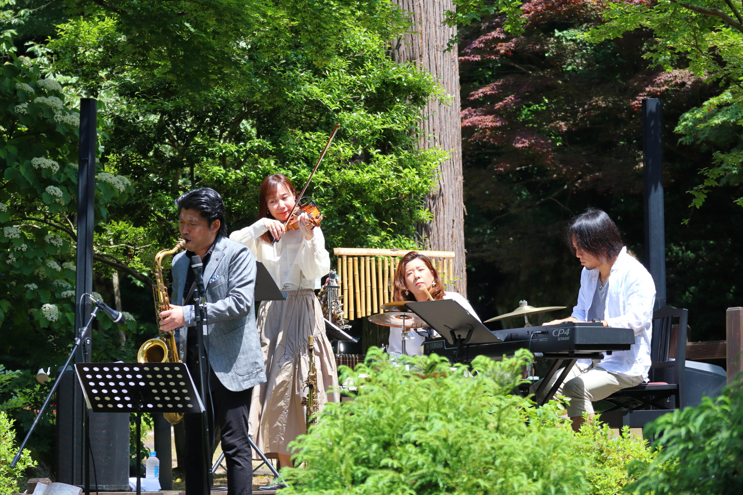 庭園ジャズライブ<5月>無事終了しました！