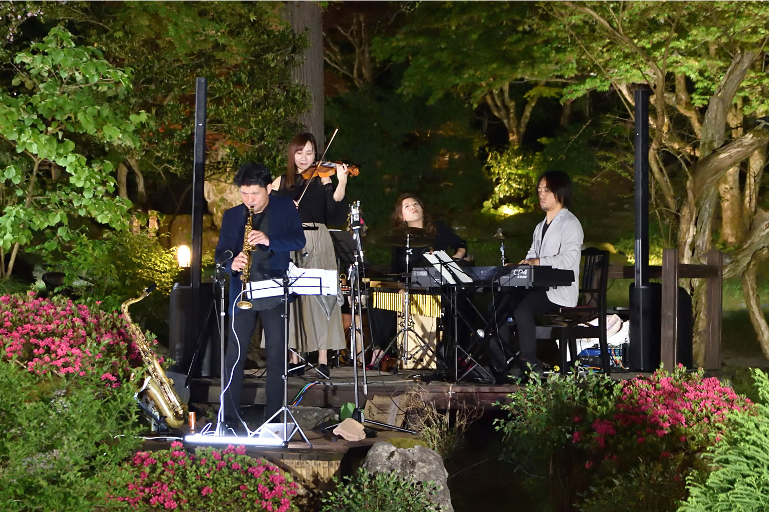 庭園ジャズライブ 4～6月開催のおしらせ