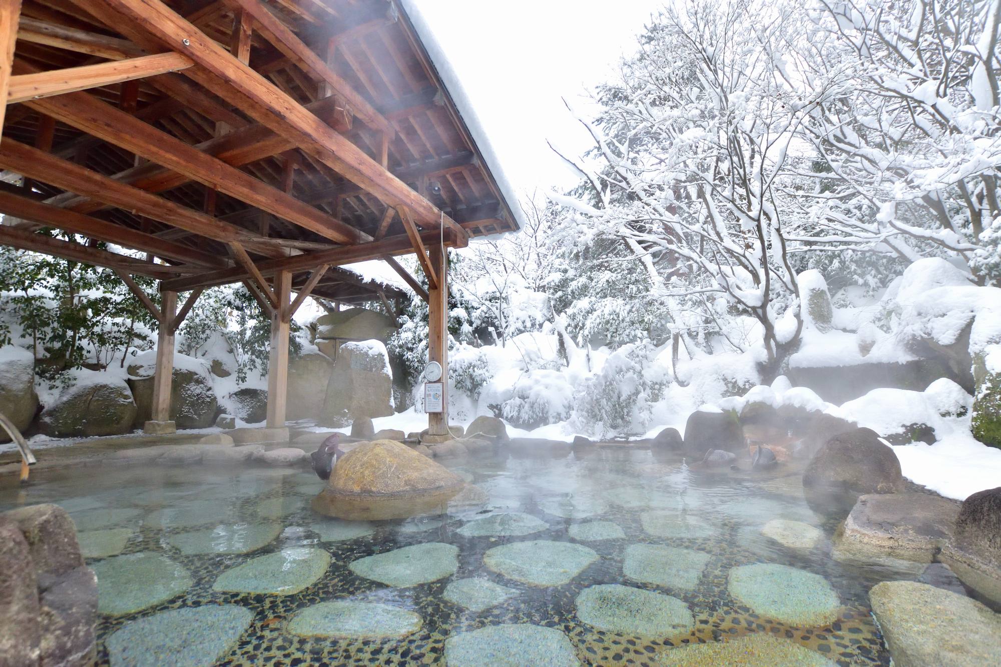 雪見露天風呂